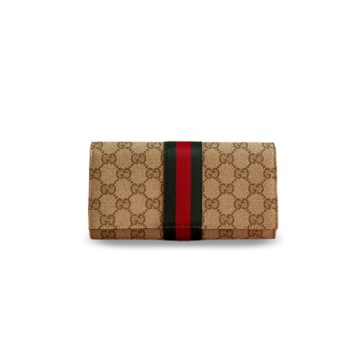 GUCCI LONG WALLET WITH WEB 876048 (19*9*4cm)